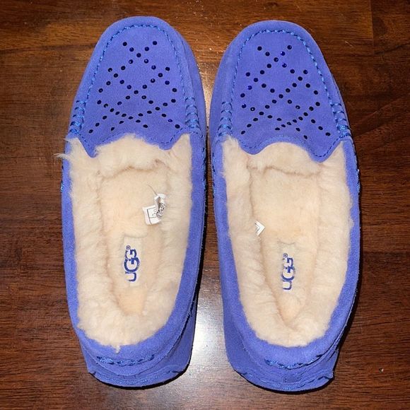 UGG Ansley Crystal Diamond Night Sky Suede Slippers - Picture 2 of 10